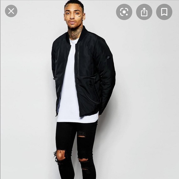 nike midweight bomber jacket
